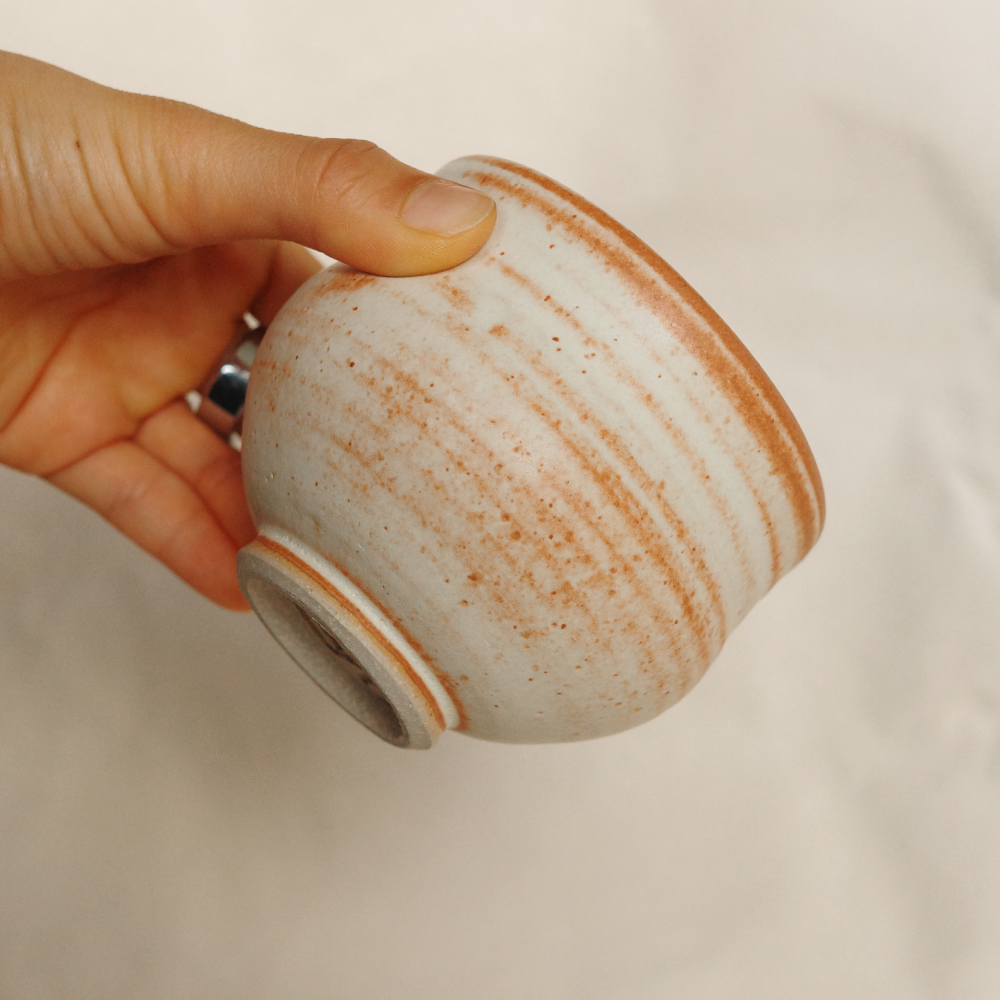 Toasted tea cup
