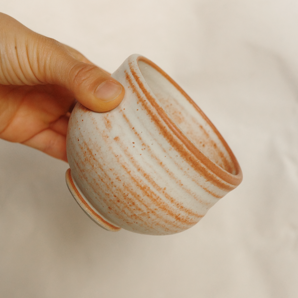 Toasted tea cup