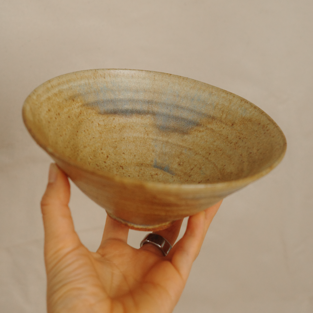 Blue and gold bowl #1