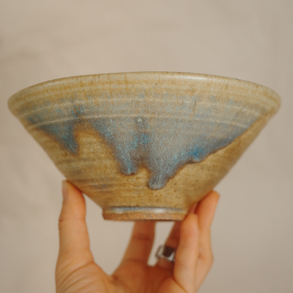 Blue and gold bowl #1