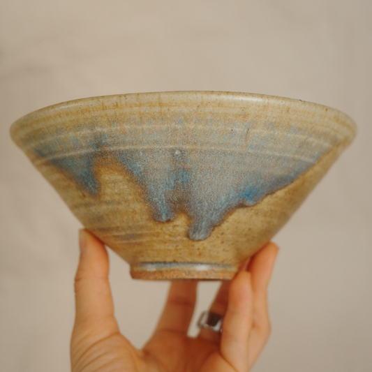 Blue and gold bowl #1